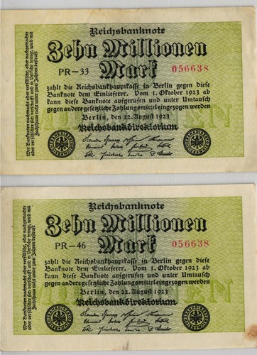 105a milioni di marchi - 105a, 10
