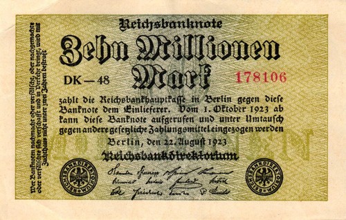 105a mio mark 1923 fz - mark, fz:dk